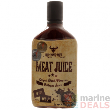 Rum and Que Meat Juice BBQ Sauce 500g
