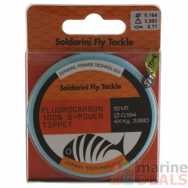 Soldarini S-Power Fluorocarbon Tippet 50m 4X 0.16mm