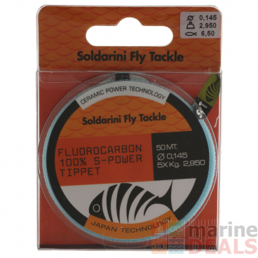 Soldarini S-Power Fluorocarbon Tippet 50m 5X 0.14mm