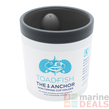 Toadfish Anchor Non-Tipping Cup Holder White