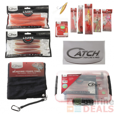 Catch Fishing 10-Piece Value Pack with Tackle Box