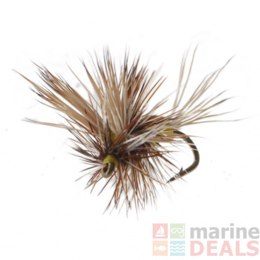 Manic Tackle Project Humpy Dry Fly Yellow #16