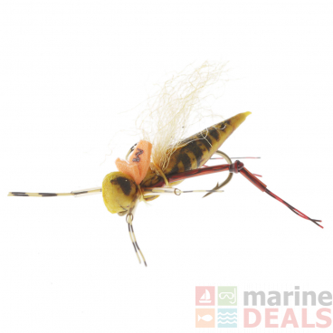 Manic Tackle Project KKs Henneberry Hopper Dry Fly Yellow #12