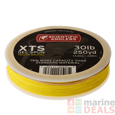 Scientific Anglers XTS Gel Spun Fly Line Backing Yellow 30lb 250yd