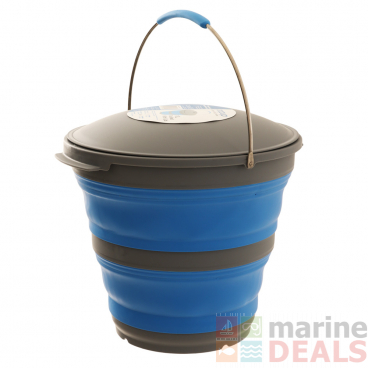 Popup Collapsible Bucket with Lid 10L