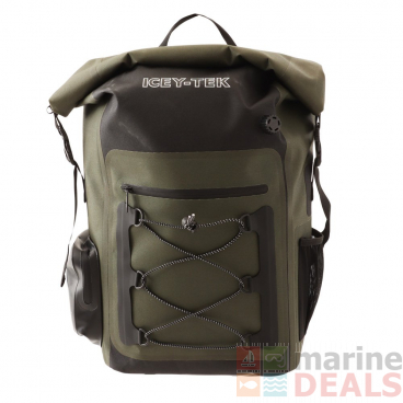 Icey-Tek Roll-Top Dry Cooler Backpack 25L Olive
