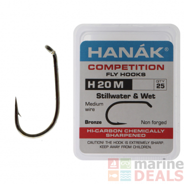 HANAK Competition H20M Barbed Hook #10 Qty 25