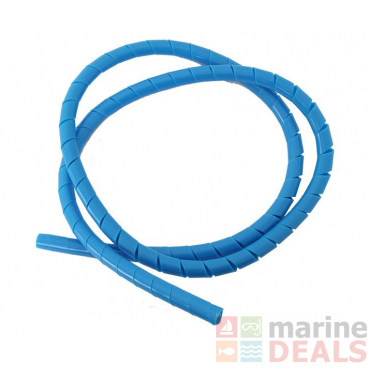 Protective Dive Spiral Hose Wrap Blue 1m