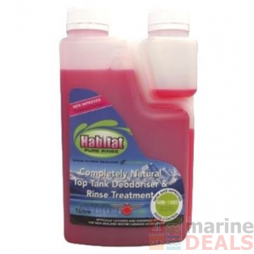 Habitat Pink Pure Rinse Top Tank Deodoriser and Treatment 1L