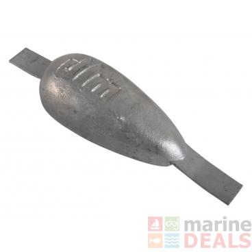 DLM Zinc Anode Block with Galvanised Strap 165x77x43mm
