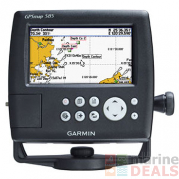 Garmin GPS Map 585 Chartplotter/Fishfinder with 50/200KHz Transducer and NZ/AU Chart G2 Vision Chart