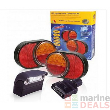 Hella Marine 83mm Round LED Lighting Trailer Conversion Kit