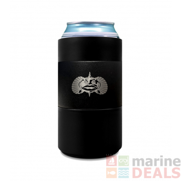 Toadfish Non-Tipping Can Coozie Black
