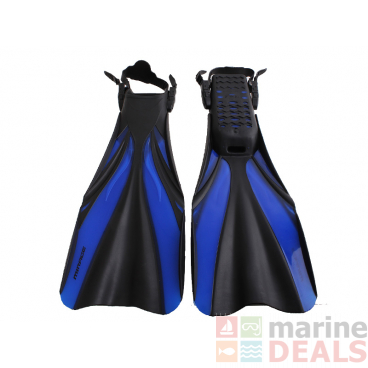 Mirage Phantom Open Heel Dive Fins US7-11 Blue