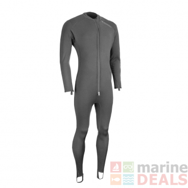 Sharkskin T2 Chillproof Mens Undergarment Full Zip Titanium