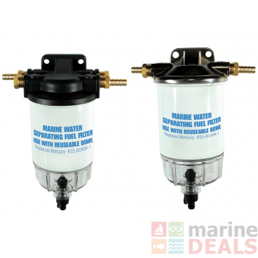 Stainless Steel Fuel Filter with Clear Bowl