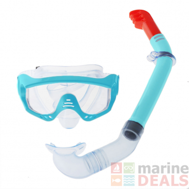 Hydro-Swim Secret Bay Youth Dive Mask and Snorkel Set Green