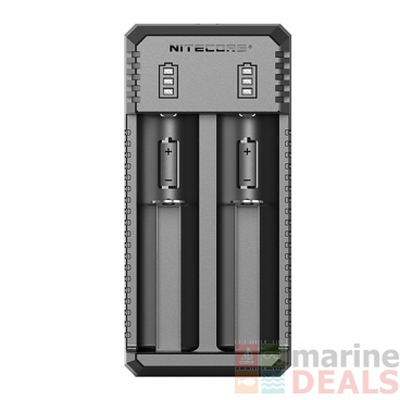 NITECORE UI2 Dual-Slot USB Charger for 18650/21700/18350/20700 Batteries