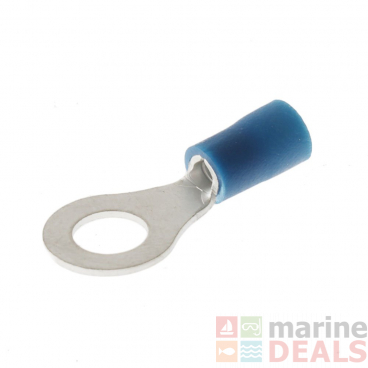 SuperLUG M6 Crimp Ring Terminal 2.5mm Blue Qty 20