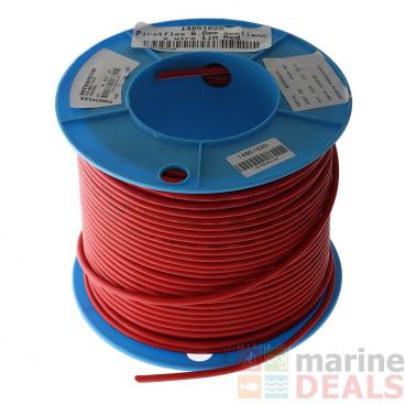 Firstflex Tinned Copper Marine Cable Wire Red 6.0mm - Per Metre