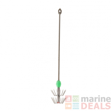 Hook'em Metal Squid Jig Spike Pole 152mm Qty 5