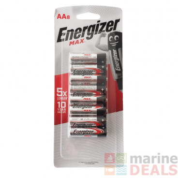 Energizer Max AA Alkaline Battery 8-Pack