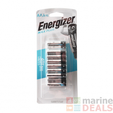 Energizer Max Plus AAA Alkaline Battery 16-Pack