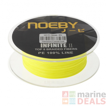 NOEBY Infinite II X8 PE Braid Yellow 300m 8lb