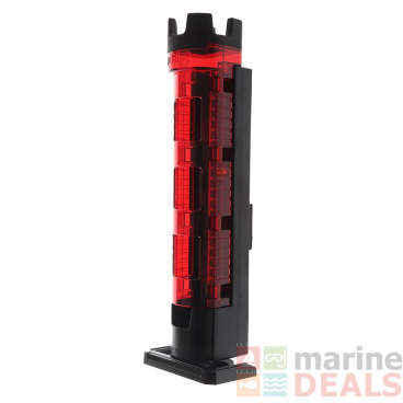 Meiho Lite Rod Holder Attachment for Bucket Mouth Tackle Box Red