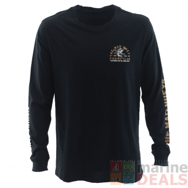 The Mad Hueys Fishing Club Long Sleeve Shirt Black