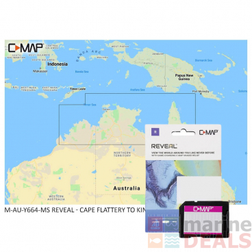C-MAP REVEAL M-AU-Y664 Chart Card Flattery to King Sound