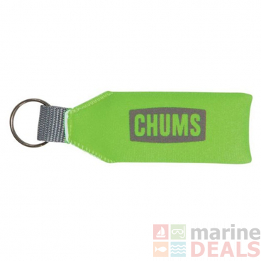 Chums Floating Neoprene Key Ring Green