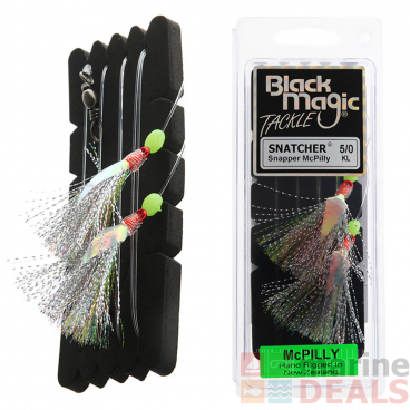 Black Magic Snatcher Snapper McPilly Flasher Rig 5/0