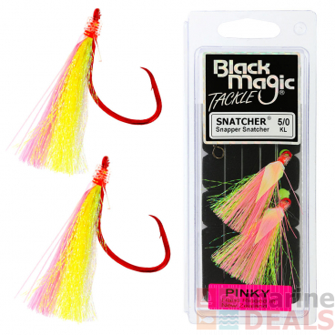 Black Magic Snapper Snatcher Flasher Rig 5/0 Pinky