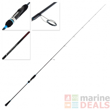 Ocean's Legacy Elementus Micro Style Spin Slow Pitch Jig Rod 6ft 2in 30-100g 1pc