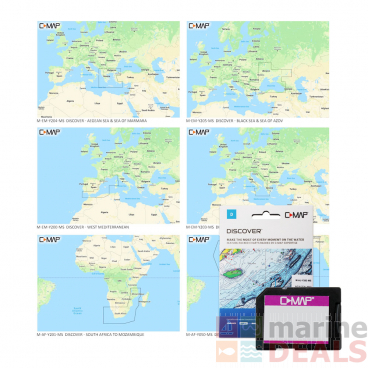 C-MAP DISCOVER M Africa / Mediterranean / Middle East Chart Card MSD