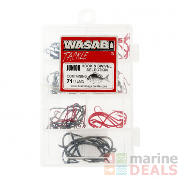 Wasabi Tackle 71 Piece Junior Hook and Swivel Selection