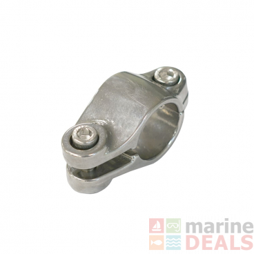 Oceansouth Stainless Steel Hinged Rail Mount Knuckle 25mm