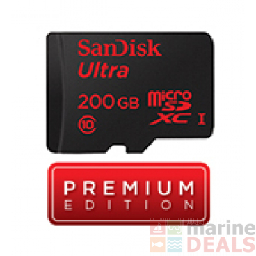 SanDisk Ultra microSDXC UHS-I Card 200GB with Adapter