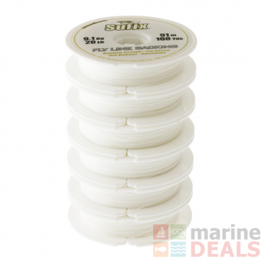 Sufix Fly Line Backing Monofilament White 6 x 100yds 20lb
