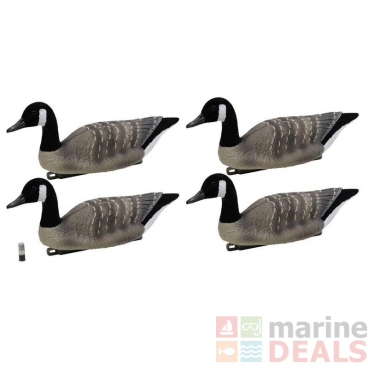 Game On 26in Canada Goose Floater Flocked Head and Tail 4 Pack