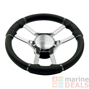 Gussi Italia Steering Wheel Malera Three Spoke Black
