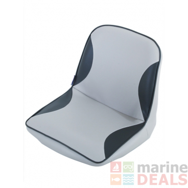 First Mate Fully Upholstered Seat - Grey and Charcoal