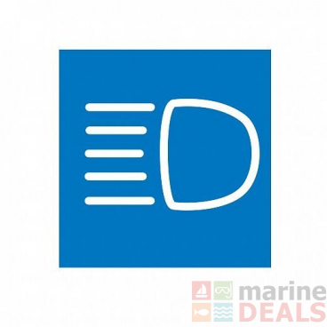 Hella Marine Blue Main Beam Symbol Card