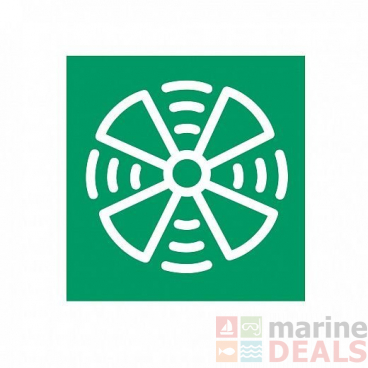 Hella Marine Green Fan Fast Symbol Card