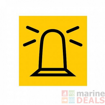 Hella Marine Yellow Rotating Beacon Symbol Card