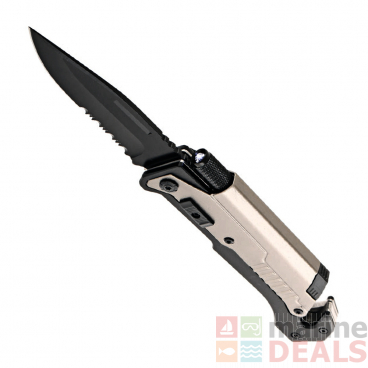 5-in-1 Survival Knife with LED Torch