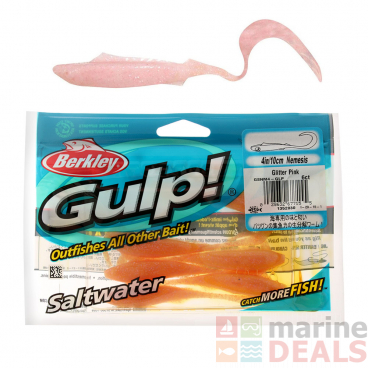 Berkley Gulp Nemesis Soft Bait 10cm Glitter Pink