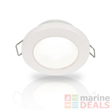 Hella Marine EuroLED 75 Down Light with Spring Clip White - White Rim 24V