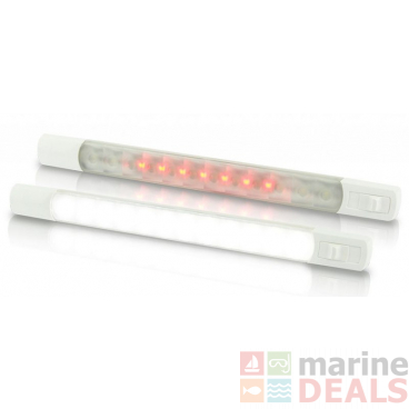 Hella Marine LED Surface Mount Dual Colour Strip Lamp with Switch